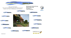 Desktop Screenshot of elbblick-ferien.de