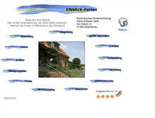 Tablet Screenshot of elbblick-ferien.de